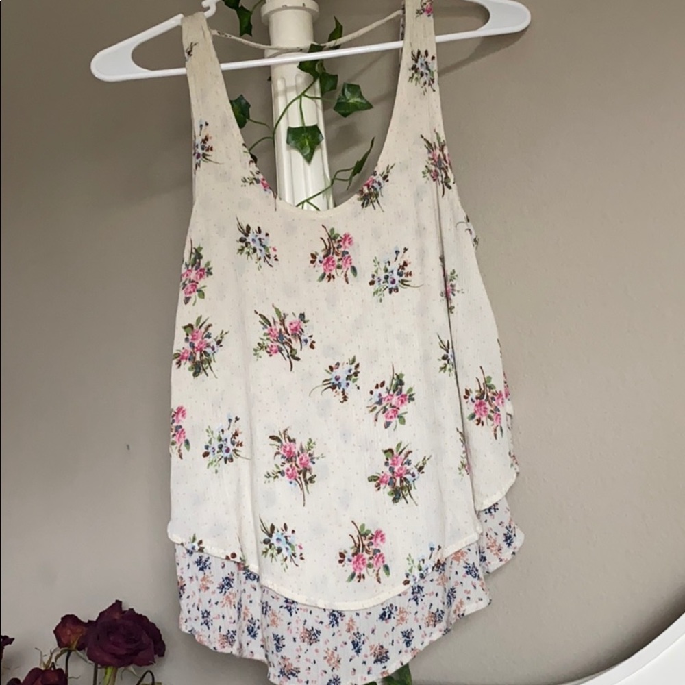 Floral tank top
